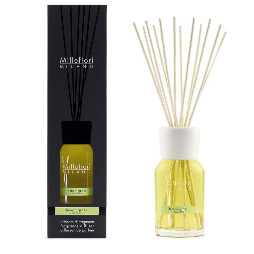 Millefiori Milano Natural Diffuser, Lemon Grass, 500 ml