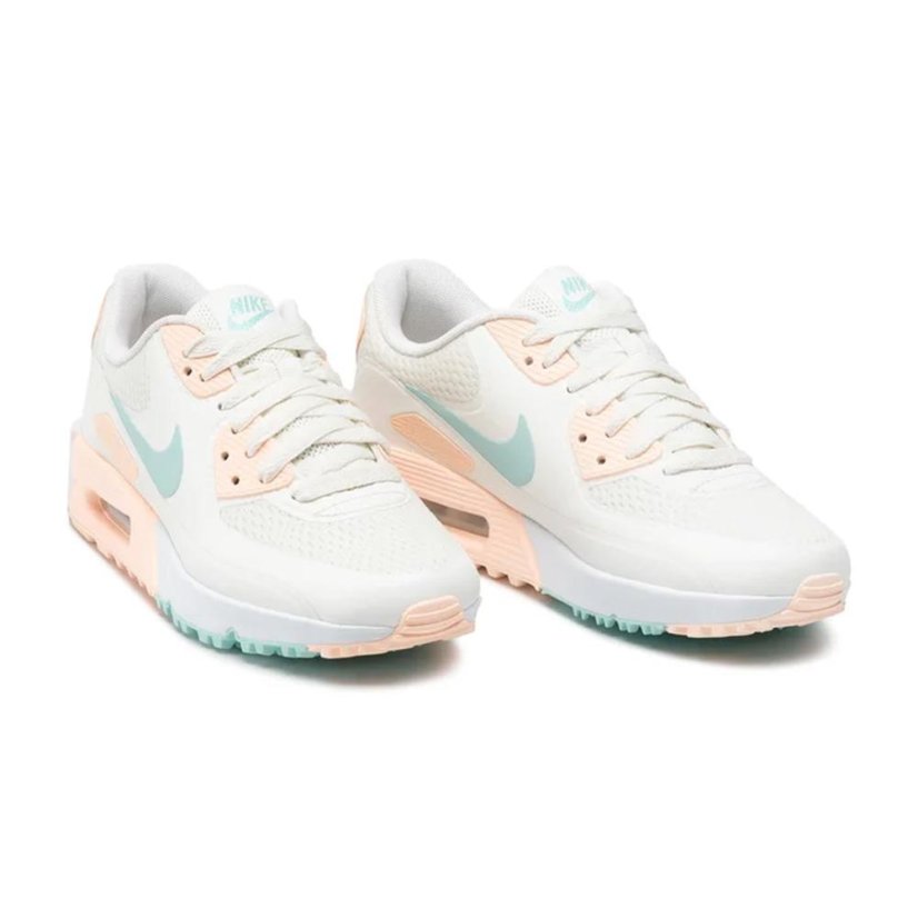 Dámská obuv Nike Air Max 90 G - Farbe: Weiß/Rosa, Größe: 38.5