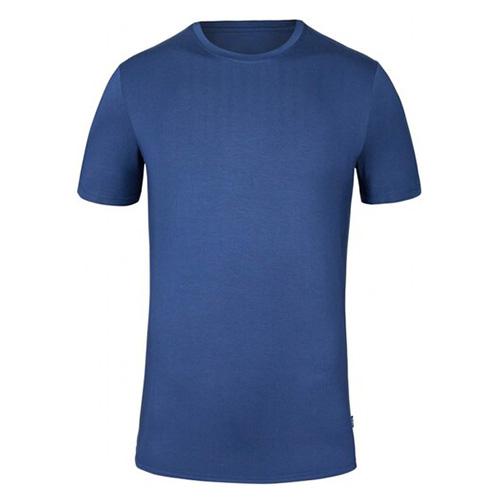 Herren-T-Shirt Tufte Crew Neck Dress Blue - Farbe: Blau, Größe: M