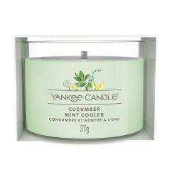 Świeczka Yankee candle wotywna w szklanym pojemniku, Cucumber Mint Cooler