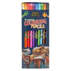 Sada gumavatelných pastelek Dino World