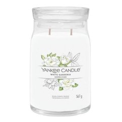 Svíčka Yankee Candle Signature velká, White Gardenia
