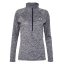 Dámské tričko Under Armour New Tech 1/2 Zip - Twist - Barva: Šedá, Velikost: L