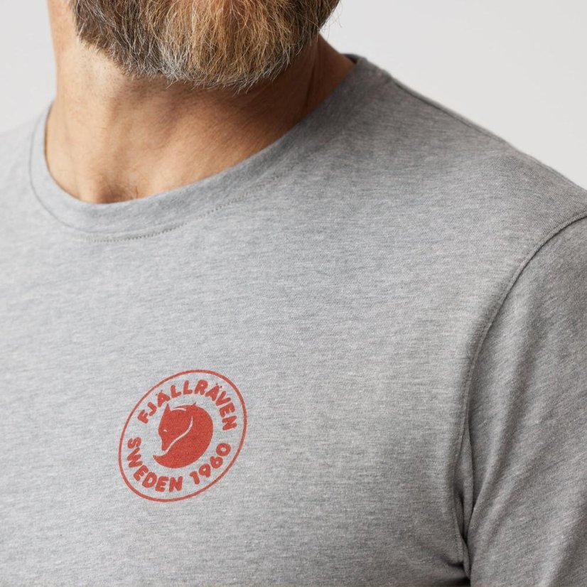 Pánské tričko Fjällräven 1960 Logo T-shirt M - Farba: Biela, Veľkosť: S