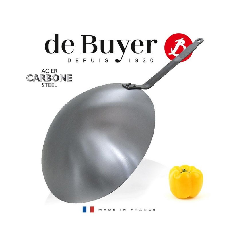 WOK-Pfanne de Buyer Carbone Plus 5114.35, 35,5 cm