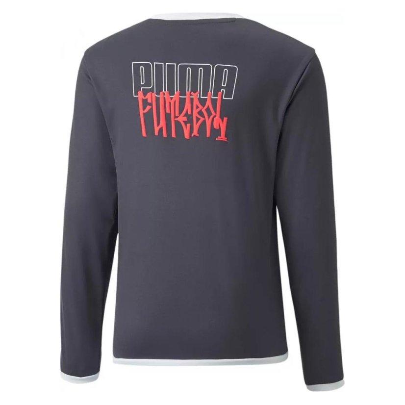 Koszulka dziecięca Puma Neymar Jr Graphic Tee - Kolor: Szary, Rozmiar: 164