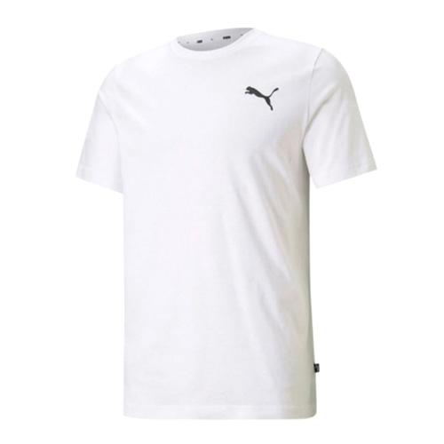 Pánské tričko Puma Essentials Small Logo Tee - Barva: Bílá, Velikost: L