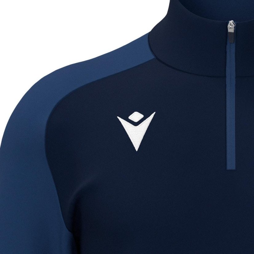 Top Macron Isen 1/4 Zip - Barva: Červená, Velikost: L
