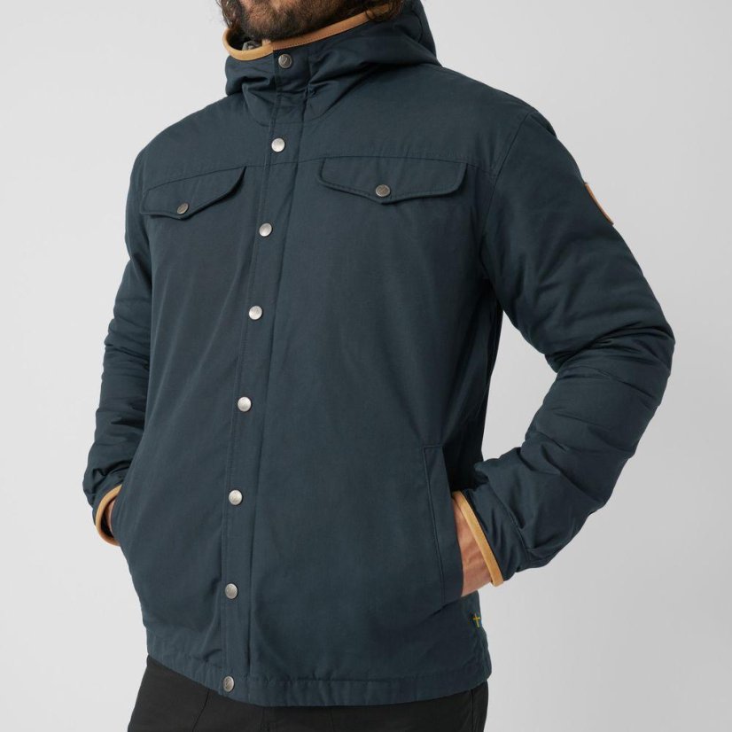 Pánská bunda Fjällräven Greenland No. 1 Down Jacket M - Farba: Čierna, Veľkosť: S