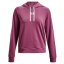 Under Armour Rival Terry Hoodie für Damen - Farbe: Rosa, Größe: S