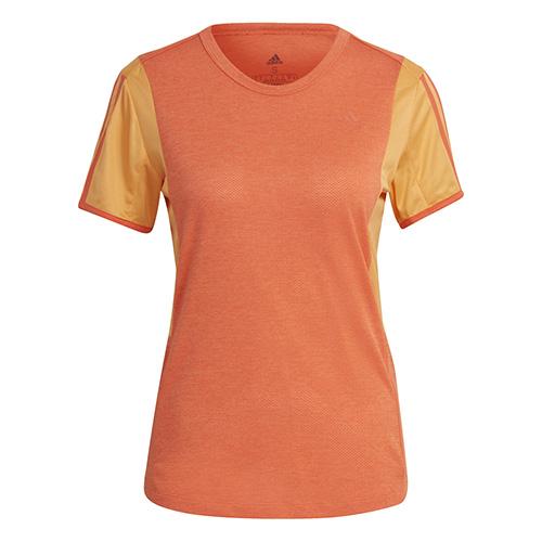 Dámské tričko Adidas Own the Run - Barva: Oranžová, Velikost: XS