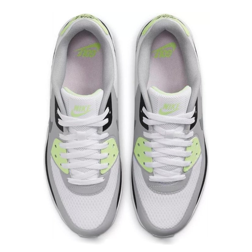 Nike Air Max 90 G Women's Shoes - Color: Gray/green, Size: 40