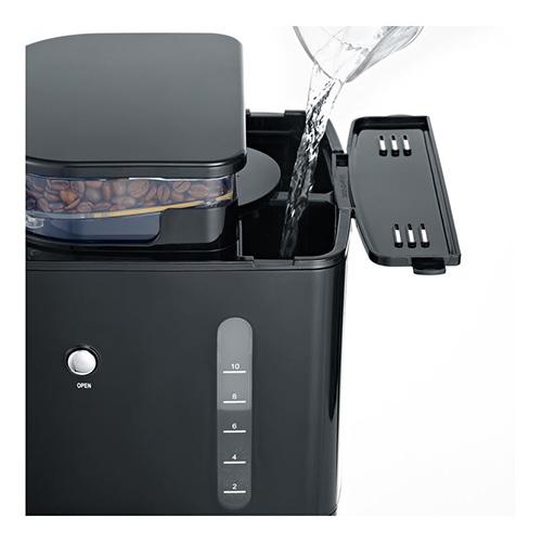 Severin KA 4810 automatic coffee maker with grinder, black
