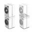 Universal spacer between washing machine and dryer with pull-out drawer and storage shelf Meliconi Torre Duo 656123 white