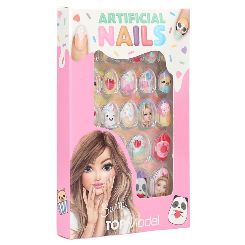 Top Model Beauty & Me Self-Adhesive Artificial Nails, Sascha