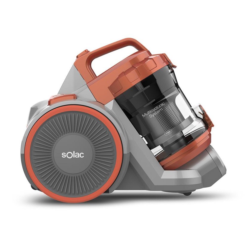 Solac AS3266 vacuum cleaner, gray-orange