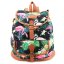 Batoh Target Vintage Retro Floral Black 21962