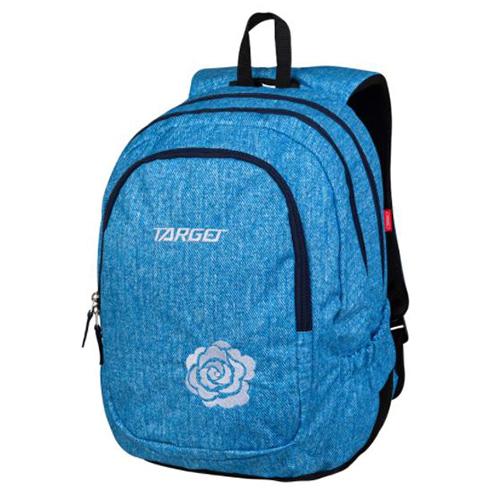 Target 3 Zip Duel Bright Denim 26939 diák hátizsák