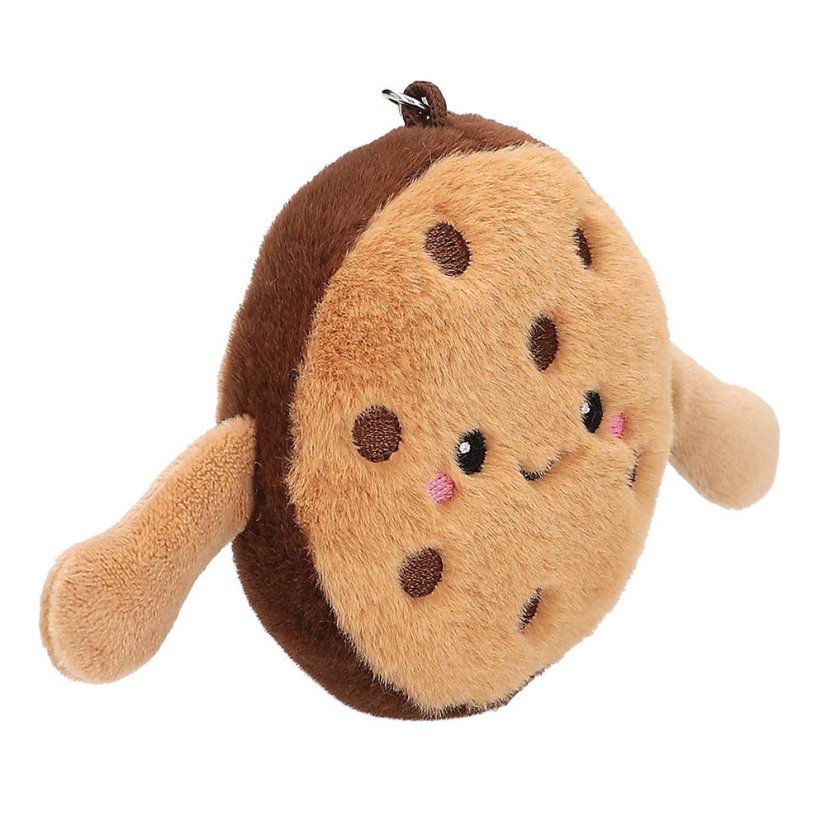 TOPModel Plush Keychain with Carabiner – Cookie