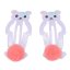 Princess Mimi hair clips, 2 pcs, Lila Cats