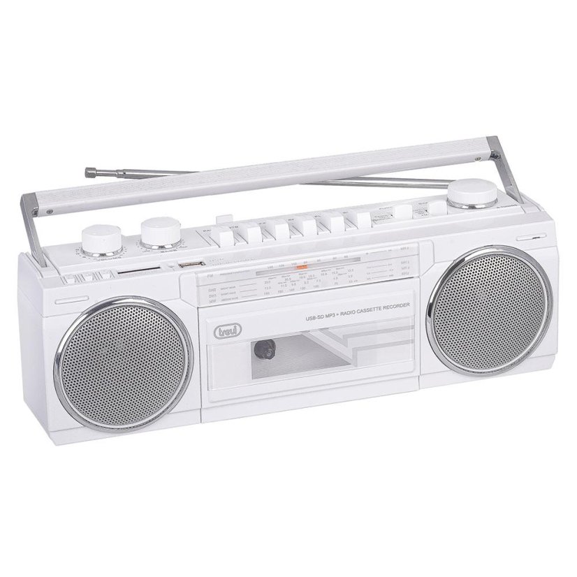 Trevi RR 501BT/WH white radio cassette player