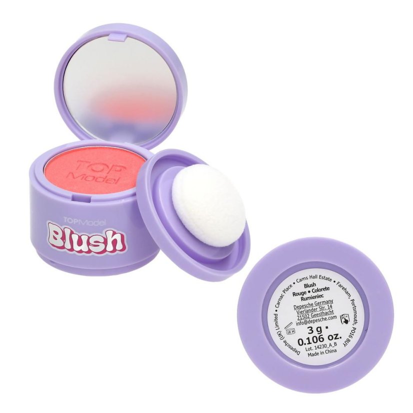 Top Model Glow to Go Candy Blush Set with Mirror and Sponge