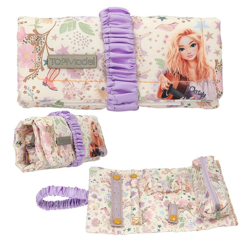 Rollschmuckkästchen mit Gummiband Top Model CowGirl