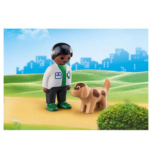 Tierarzt mit Hund Playmobil 70407