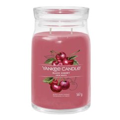 Świeca Yankee candle Signature duża, Black Cherry