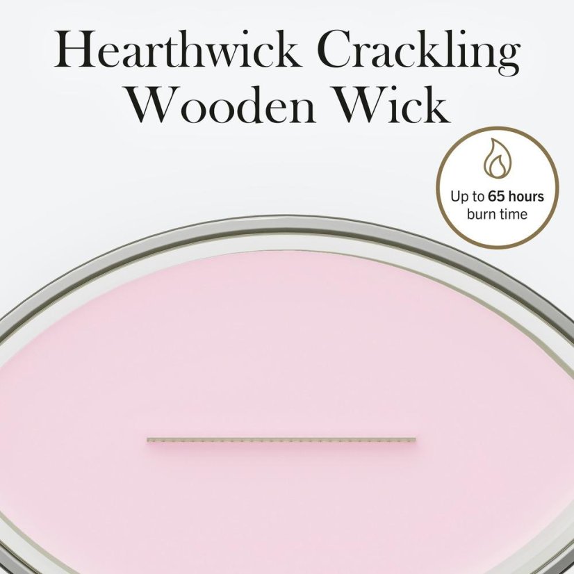 WoodWick-Kerze im Schiffchen, Cherry Blossom & Vanilla