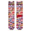 Men's socks XPOOOS Euro 2020 Flags - Color: Red, Size: 39/42