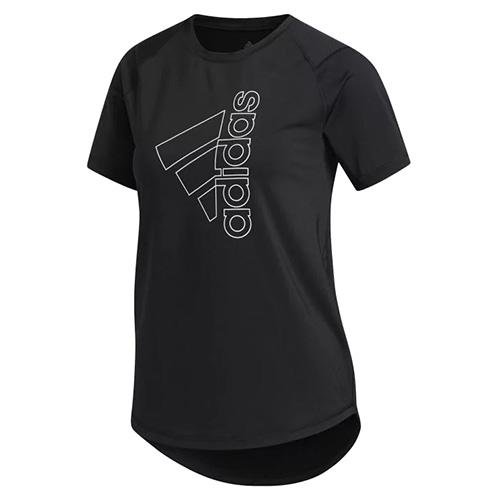 Dámské tričko Adidas Tech Bos Tee - Farbe: Weiß, Größe: XS