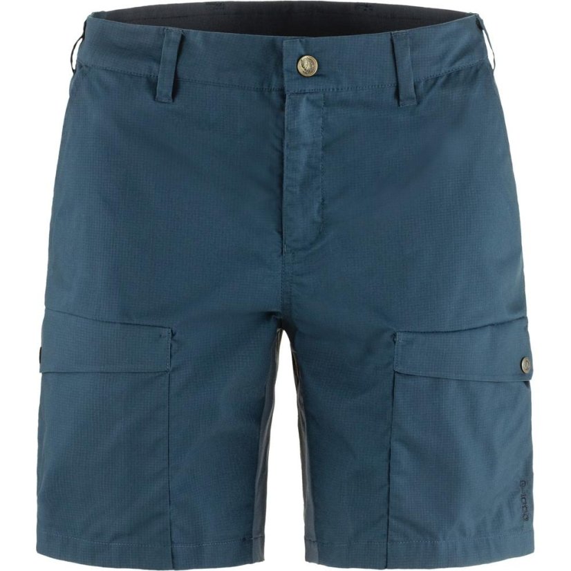 Dámské šortky Fjällräven Abisko Hybrid Trail Shorts W - Kolor: Niebieski, Rozmiar: 38