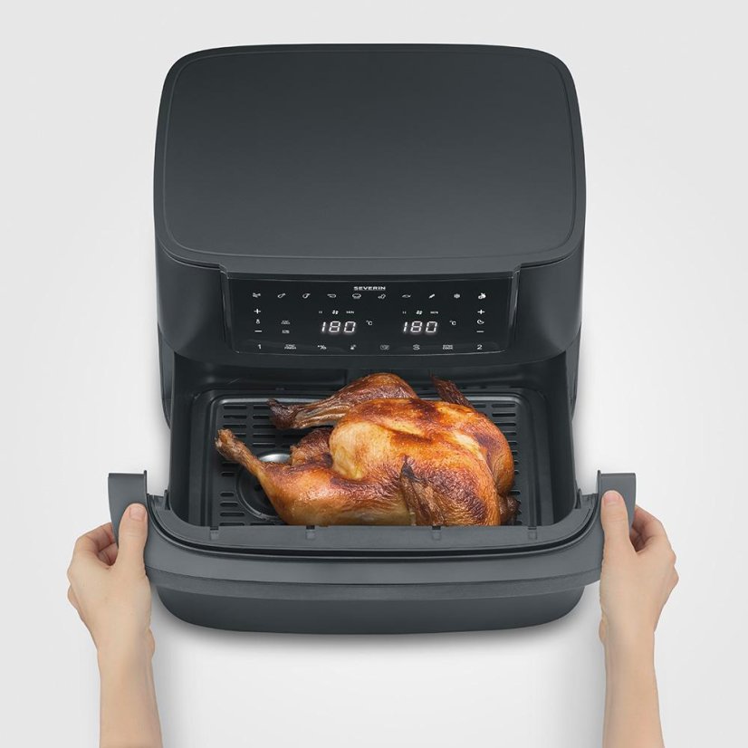 Severin FryLight Flex-Max-Dual FR 2490 black hot air fryer