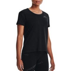 Women's Under Armour UA Rush Energy Novelty SS Black T-shirt