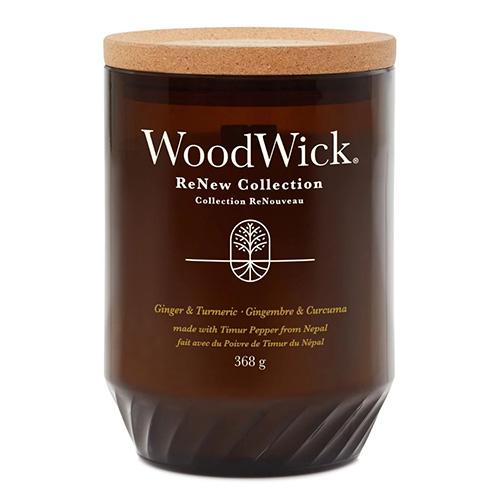 WoodWick ReNew Veľká sviečka, Zázvor a kurkuma