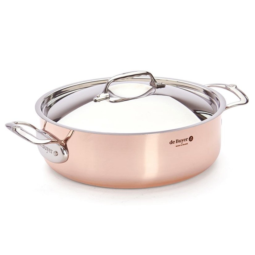 Pot with lid de Buyer Prima Matera 6241.28, 4.9 l copper