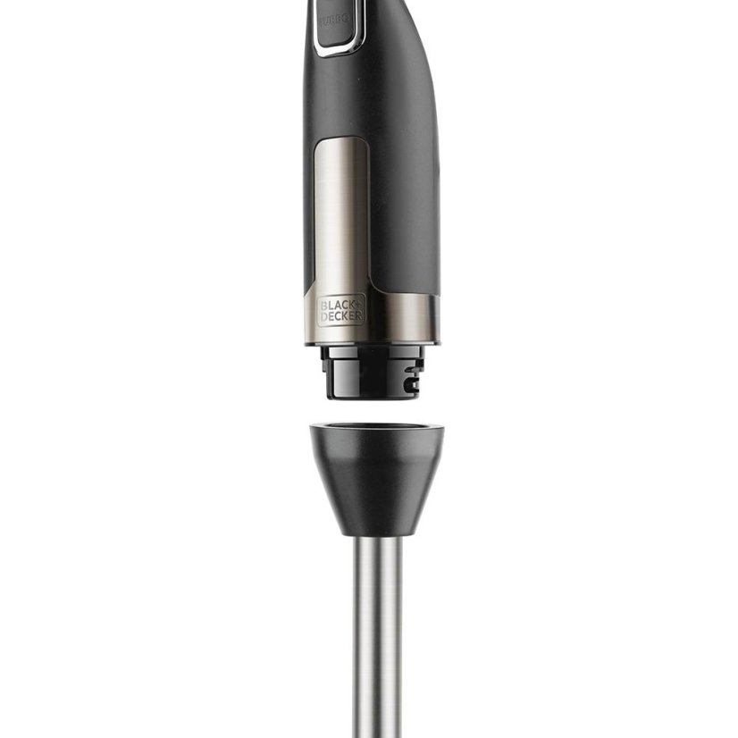 Tyčový mixér s příslušenstvím Black+Decker BXHBA1500E černý-nerez