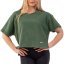 Nebbia "The Minimalist" women's T-shirt - Color: Green, Size: M/L