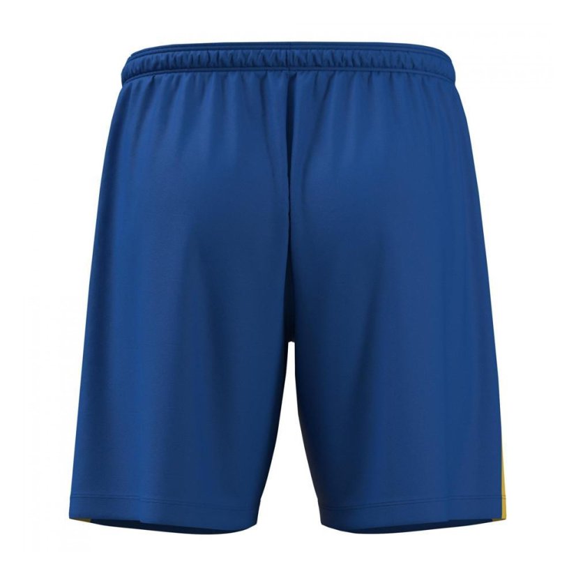 Fußballshorts Macron Skara Eco - Farbe: Königsblau/Gelb, Größe: L
