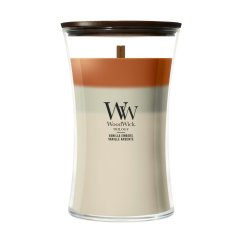 WoodWick Trilogy Large Candle, Vanilla Embers