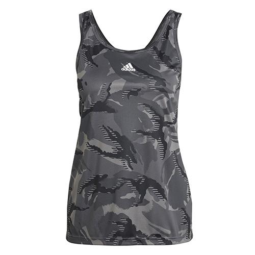 Dámské tílko Adidas Camo - Barva: Šedá, Velikost: XS