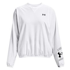 Women's Under Armour Woven Storm Graphic Crew Sweatshirt