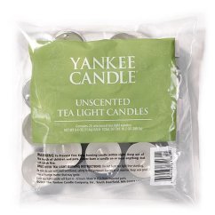 Svíčky čajové Yankee Candle 25 ks, Unscented