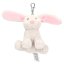 Nelly Princess Mimi plush bunny keychain, gray