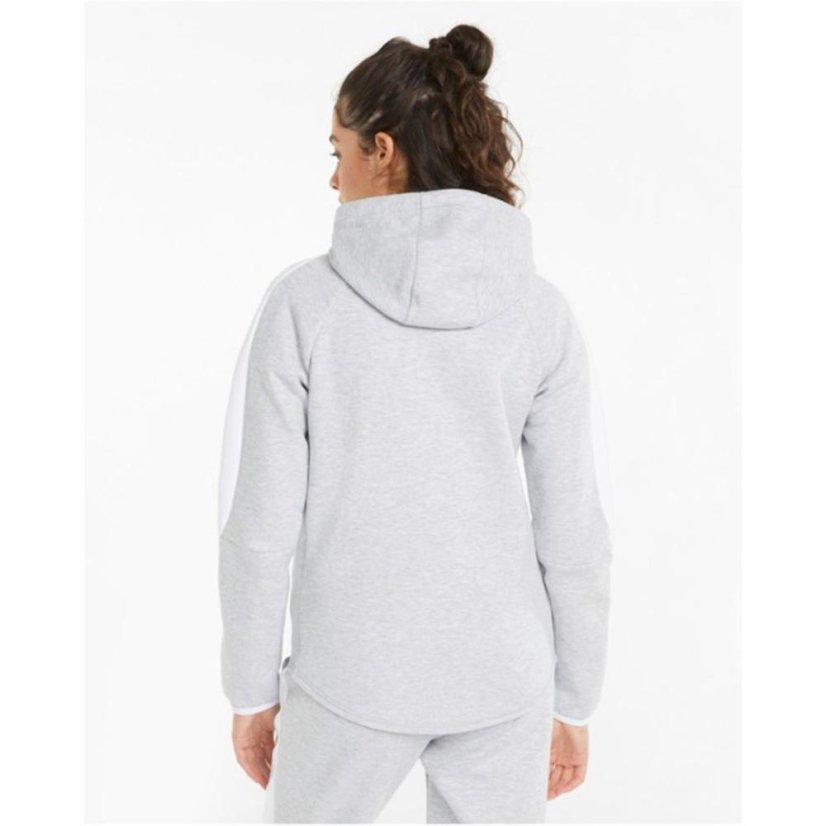 Damen-Sweatshirt Puma Evostripe Full-Zip Hoodie - Farbe: Schwarz, Größe: M