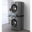 Universal adapter between the handle and the dryer with a wooden shelf Meliconi Torre DARK 656128 black