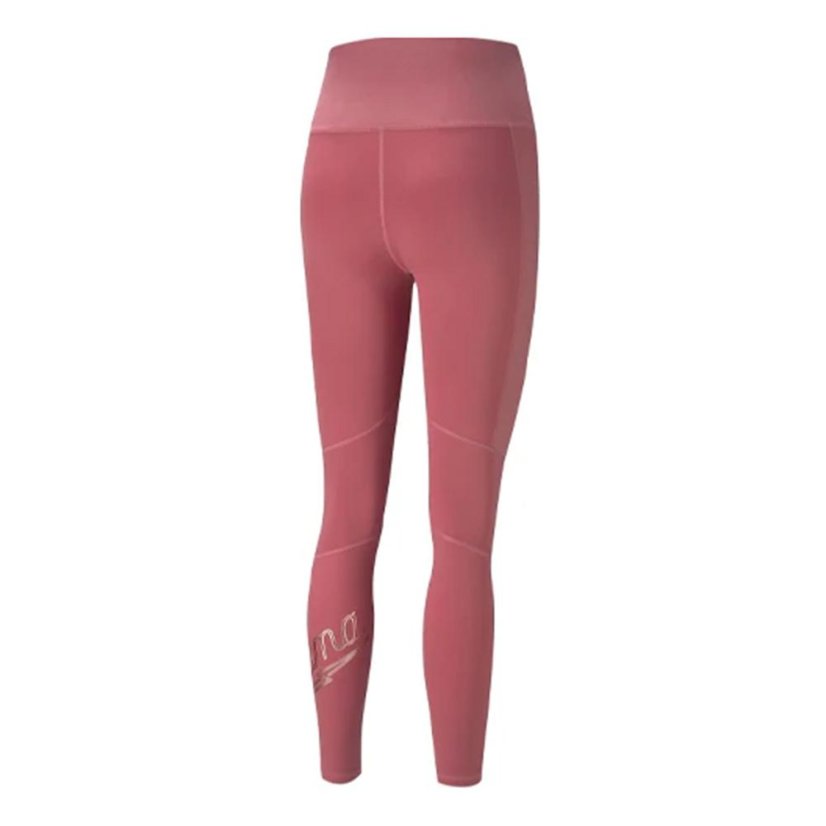 Női leggings Puma Moto High Waist Fitness Pants - Szín: Rózsaszín, Méret: XS