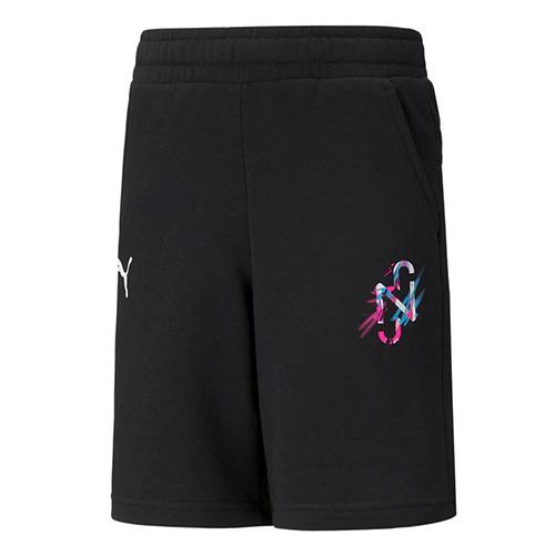 Puma Neymar Jr Creativity Kids' Sweat Shorts - Color: Black, Size: 140