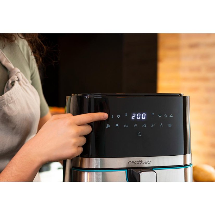 Heißluftfritteuse Cecotec CecoFry 3315 schwarz-silber